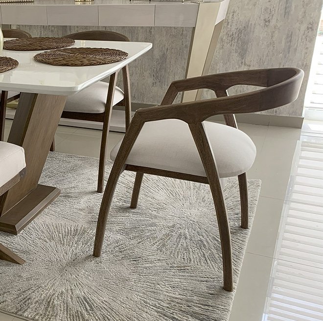 Silla de Comedor Dubai en Madera elegancia