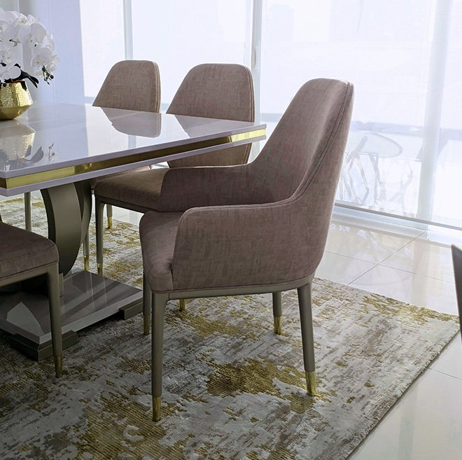 Silla de Comedor Vancouver con Brazo Elegancia & Confort